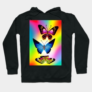 RAINBOW BUTTERFLIES Hoodie